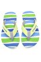 صندل Pine Kids سهل الارتداء مخطط - أزرق سماوي وأخضر - 6