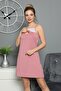 Women's Maternity Dressing Gown Nightgown Set - 2