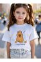 Children's Capy Bara Printed Crew Neck Cotton T-Shirt