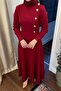 Dipmoda Women's Button Detailed Hijab Dress Nms037 - 3