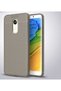 Redmi 5 Case Zore Niss Silicone Cover - Gray