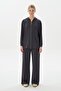 Modal Knitted Hooded Oversize Cardigan Smoked - 3