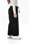 Girl's Linen Trousers with Elastic Waist and Pockets - 4