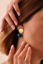 Natural Turquoise Color Round Cut Special Design Earrings - 4