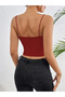 Women's European Strap Cotton Crop Bustier - 3