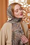 Mustard Circular Indian Silk Shawl - 3