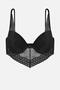 Kyle Lace Bra Panty Set - Unpadded Underwire - 6011 - Black - 3