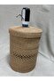Vega Bottle Holder, Bottle Cover with Jute Wicker Look - 2
