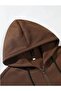 Women's Brown Seasonal Fabric Zipper Jacket - 4