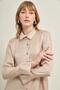 Women's Shiny Modal Suit Beige 31002 - 4