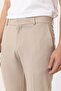 Beige Slim Fit Comfort Men's Trousers - 3