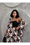 Patterned Double Kimono Set (Comfortable Fit) - 7
