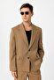Relax Fit Double-Breasted Men's Blazer Jacket