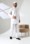 Men's Single Pocket Shirt Pants Double Suit Hajj and Umrah Clothing White (Vşn) - 6