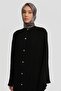 Pleated Abaya 25y8305 Black - 5