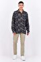 Men Regular Fit Paint Stroke-Print Long Sleeves Casual Shirt, Multicolor - 4