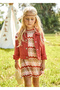 4-10 Years Salmon Knitted Dress - Salmon
