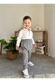 Striped Cotton Linen Bayramlik Top and Bottom Set 8 - 2