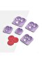 Cranberry Polymer Clay Cutting Mold, Earring Mold, Cookie Mold, Ceramic Mold, 5 Sizes, No: 588 - 2