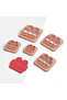 Gift Package Polymer Clay Cutting Mold, Earring Molds, Cookie Mold, 5 Sizes, Clay Cutter, No:489 - 2