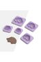 Hedgehog Polymer Clay Cutting Mold, Earring Mold, Cookie Mold, Ceramic Mold, 5 Sizes, No: 607 - 2
