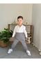 Striped Cotton Linen Bayramlik Top and Bottom Set 8 - 7