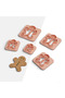 Cookie Man Polymer Clay Cutting Mold, Earring Molds, Clay Cutter, 5 Sizes, Ceramic Mold, No:492 - 2