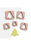 Christmas Bell Polymer Clay Cutting Mold, Earring Molds, Cookie Mold, 5 Sizes, Ceramic Mold, No:475 - 2