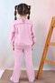 Girl's Suit with Bow Collar 50651 - 5