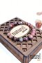 Rhodonite Hematite 8mm Natural Stone Unisex Bracelet - 8