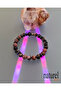 Rhodonite Hematite 8mm Natural Stone Unisex Bracelet - 3