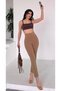 Women's Diane High Waist Recovery Lycra Narrow Leg Grass Fabric Pants - 5