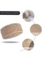 Hair Band Set of 3 Cappuccino Color Towels Men & Women Makeup Yoga Spa Sports Bandana with Velcro Tape - 5