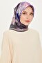 Floral Print Twill Saf Silk Scarf 9220D 32
