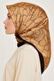 Floral Print Twill Saf Silk Scarf 9222D 01 - 3