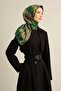 Abstract Patterned Pure Silk Twill Scarf 9335D 84 - 3