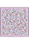 Floral Print Pure Silk Twill Scarf 9300D 06 - 3