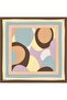 Geometric Patterned Pure Silk Twill Scarf 9313D 81 - 6