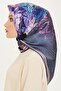 Floral Print Twill Saf Silk Scarf 9220D 32 - 3
