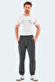 Ruslan Men's Zipper Pocket Slim Fit Dark Gray Sweatpants - 4