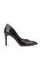 , Women's Genuine Leather Heeled Shoes 1511030Z42922 Black