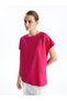 Lcwaikiki Classic Crew Neck Embroidered Women's T-Shirt (S5)