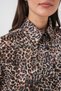 6699 Leopard Patterned Top and Bottom Set - C. Brown - 5