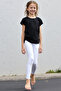 White Children's Tights Cotton and Lycra Stretchy - 4
