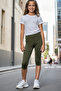 Cotton Knee-Length Girl's Khaki Tights