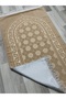 Woven Twist Fringed Dowry Gift Prayer Rug - 3