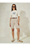 Oversized West Coast Embroidered Turn-Up Sleeves T-Shirt - 3