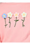 Embroidery Flower Applique Thermal Lined Sweatshirt & Joggers Set - 3