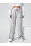 Sweatpants Wide Leg Women's Clothing Gray - 3