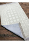 Woven Twist Fringed Dowry Gift Prayer Rug - 3